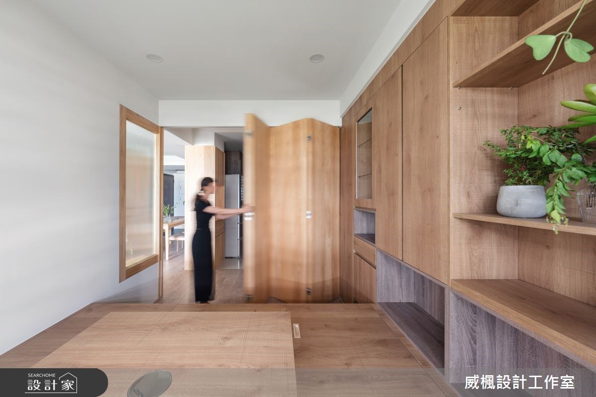 對於年齡層有大有小的親子宅，中性舒適的日式無印風會