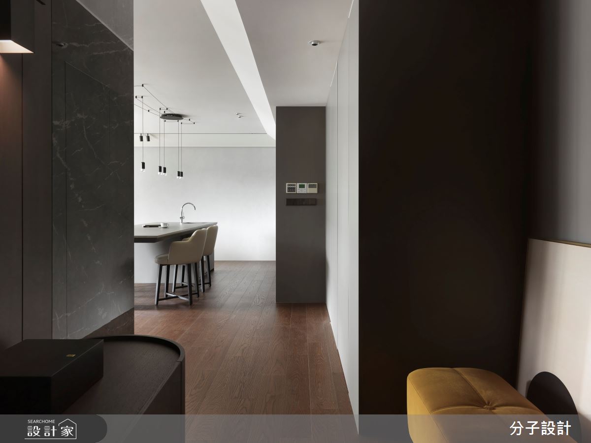此案40坪現代風居宅,分子設計團隊審慎聆聽半退休夫妻