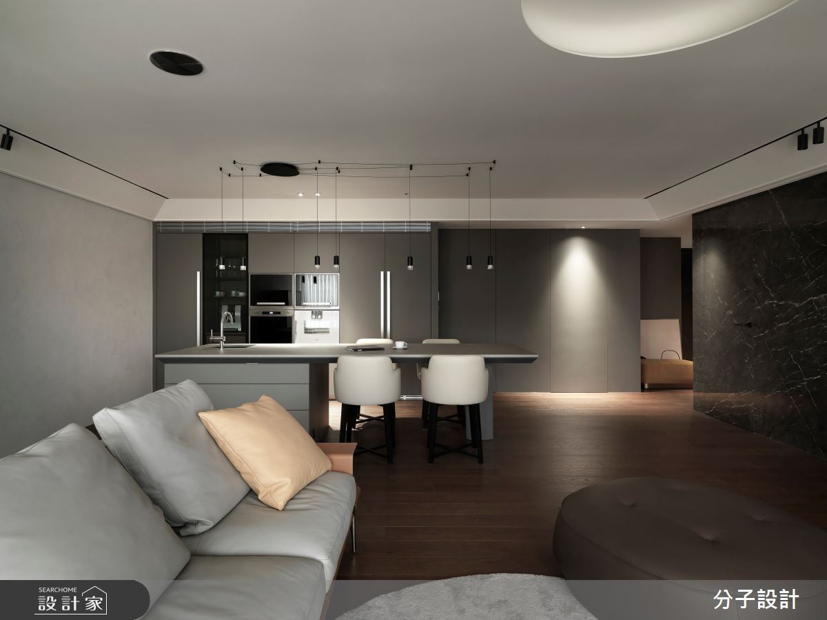 此案40坪現代風居宅,分子設計團隊審慎聆聽半退休夫妻