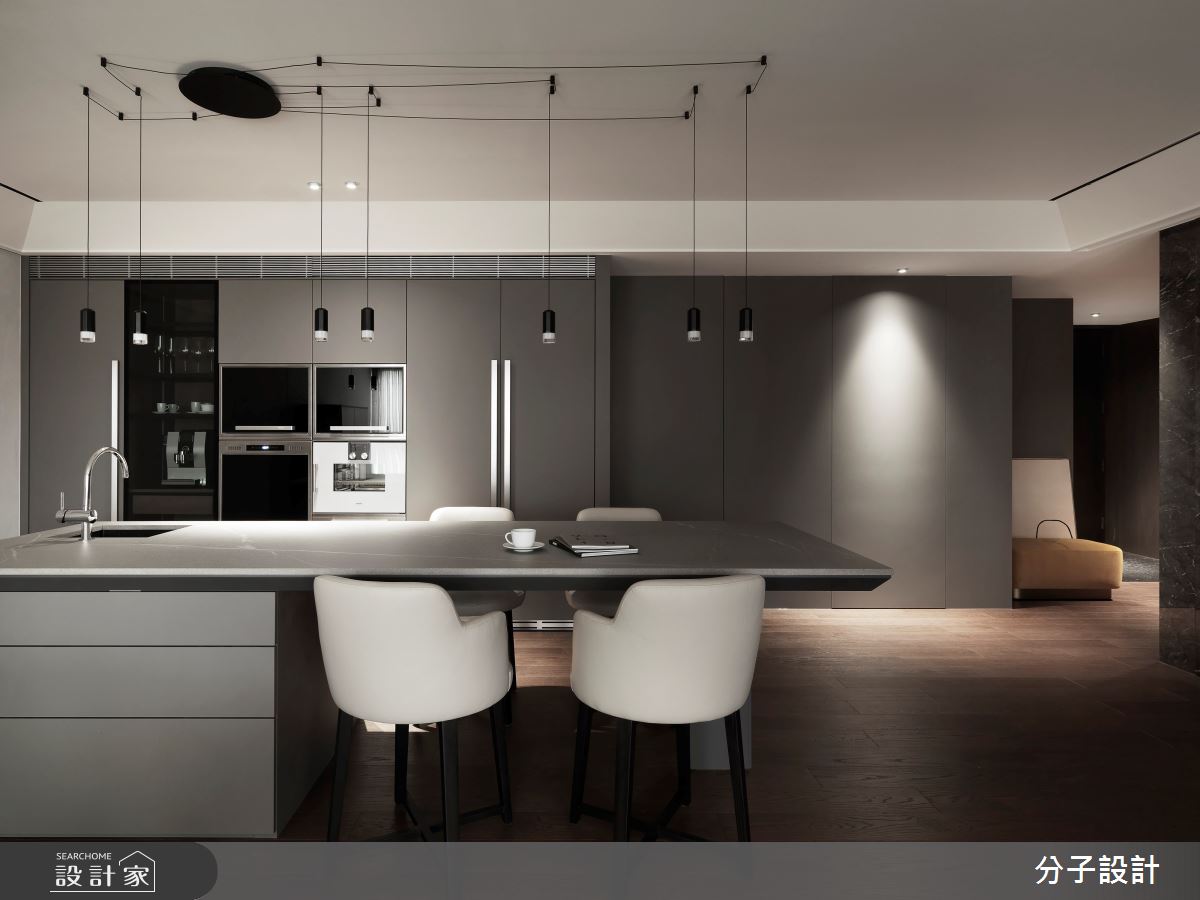 此案40坪現代風居宅,分子設計團隊審慎聆聽半退休夫妻