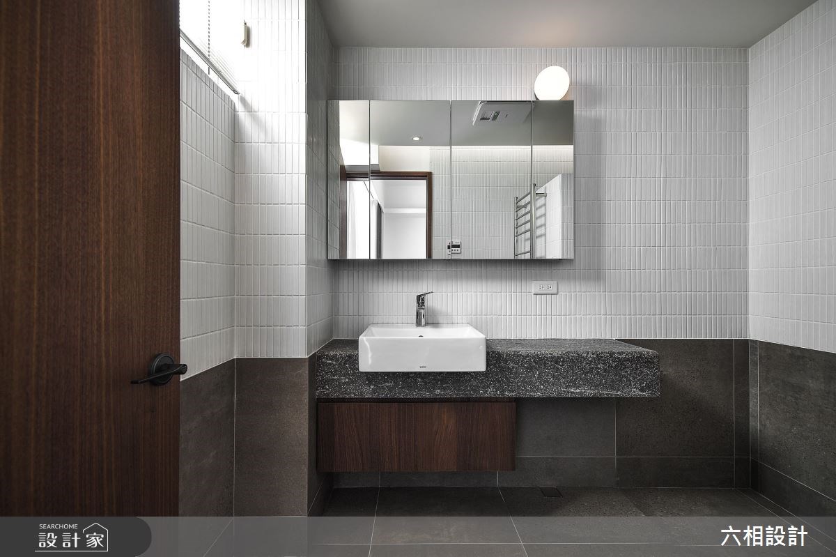 38 坪的老屋，設計師以簡約風為設計主軸，融入復古老