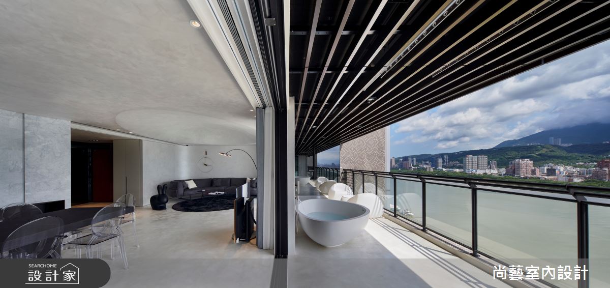 位於河岸第一排的高樓豪宅，經由俞佳宏設計總監的專業