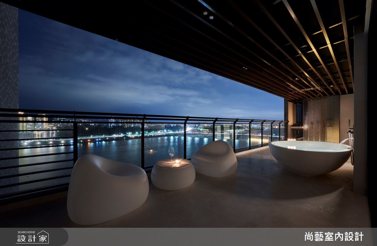 位於河岸第一排的高樓豪宅，經由俞佳宏設計總監的專業