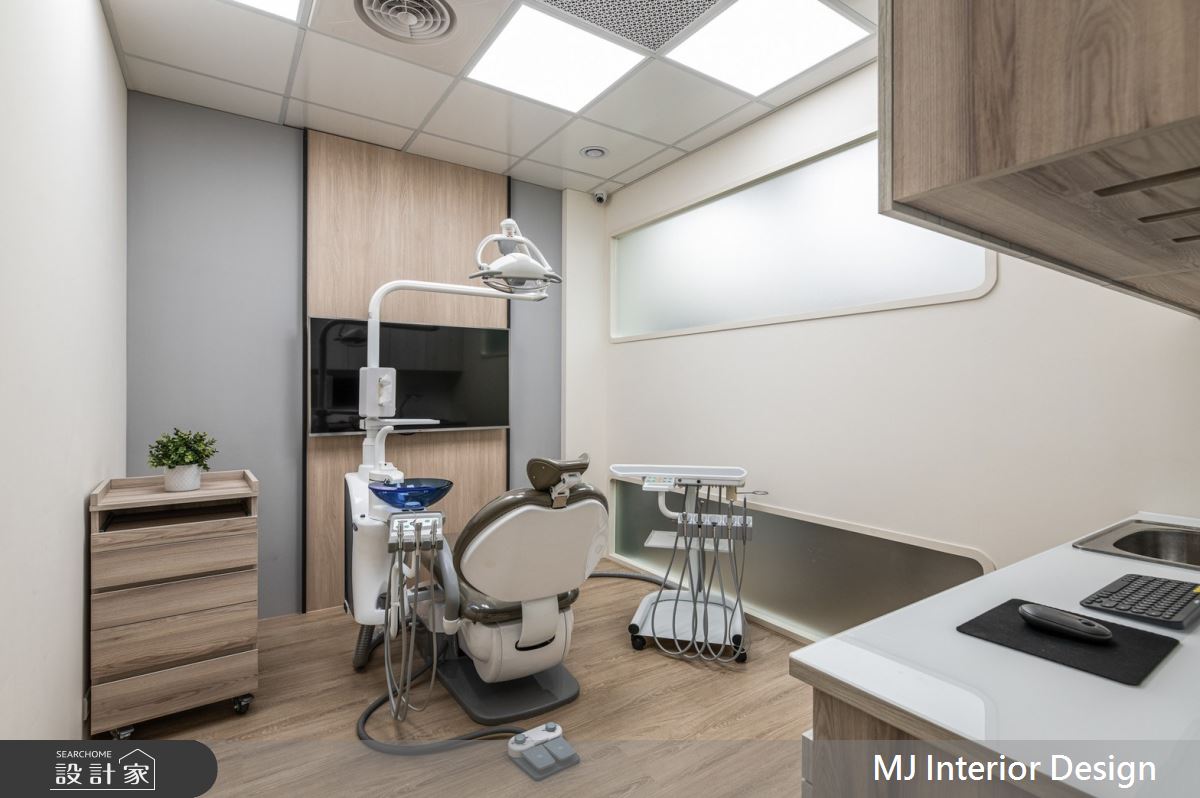擺脫一般牙醫診所的白色冷冽感，這間新開幕的牙醫診所
