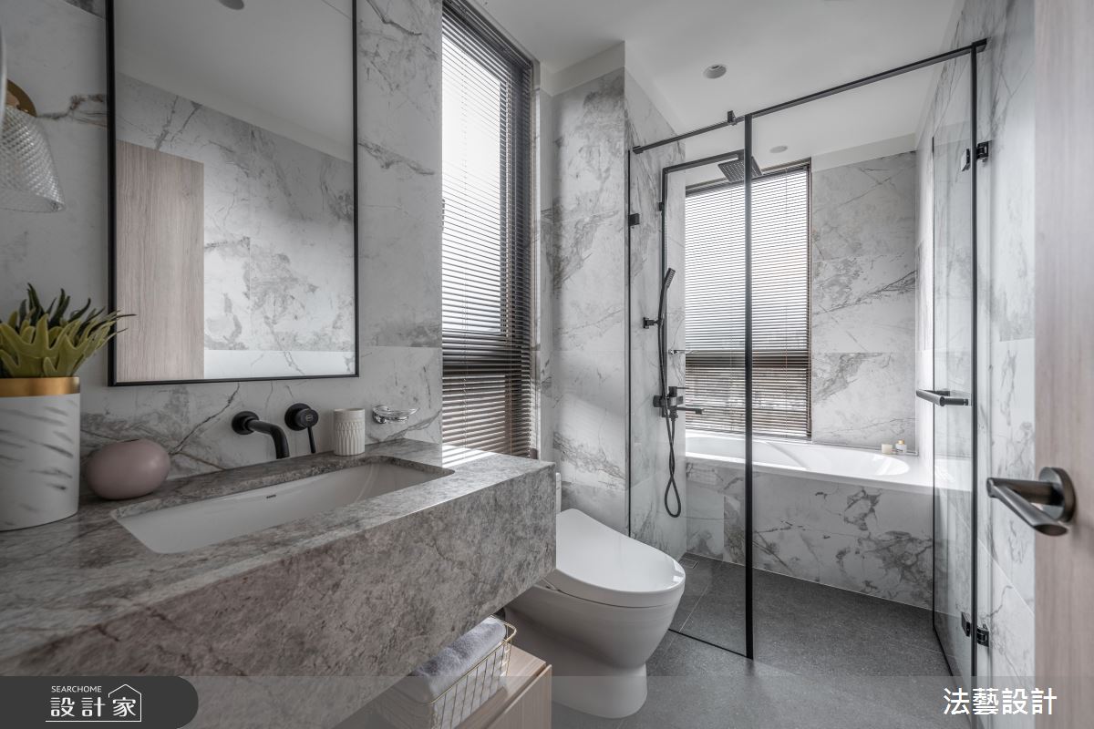 室內30坪的毛胚屋,保留良好採光,透過妥善格局配置、