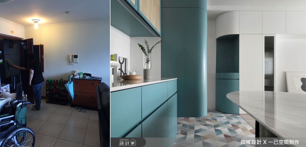 認為家應該是帶有暖度,擅長利用色彩、軟件與材質搭配