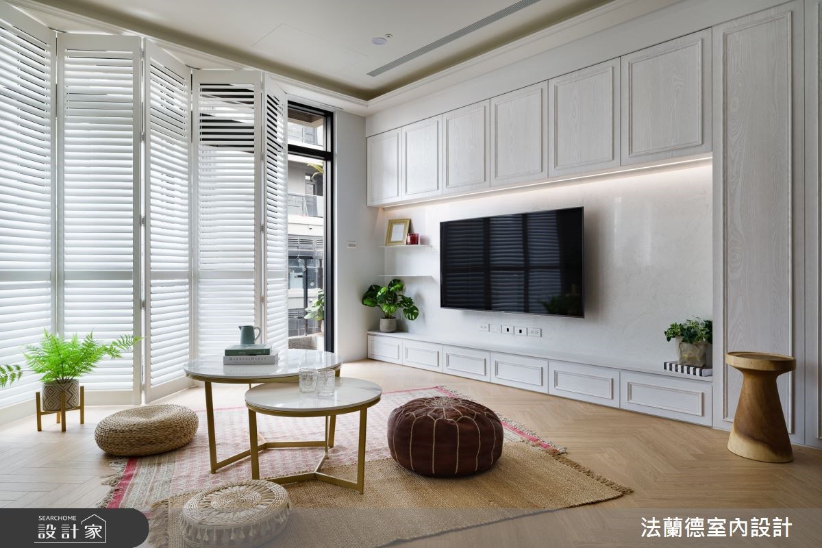 45 坪住宅以時髦的打卡餐廳為發想，運用美式風格中經