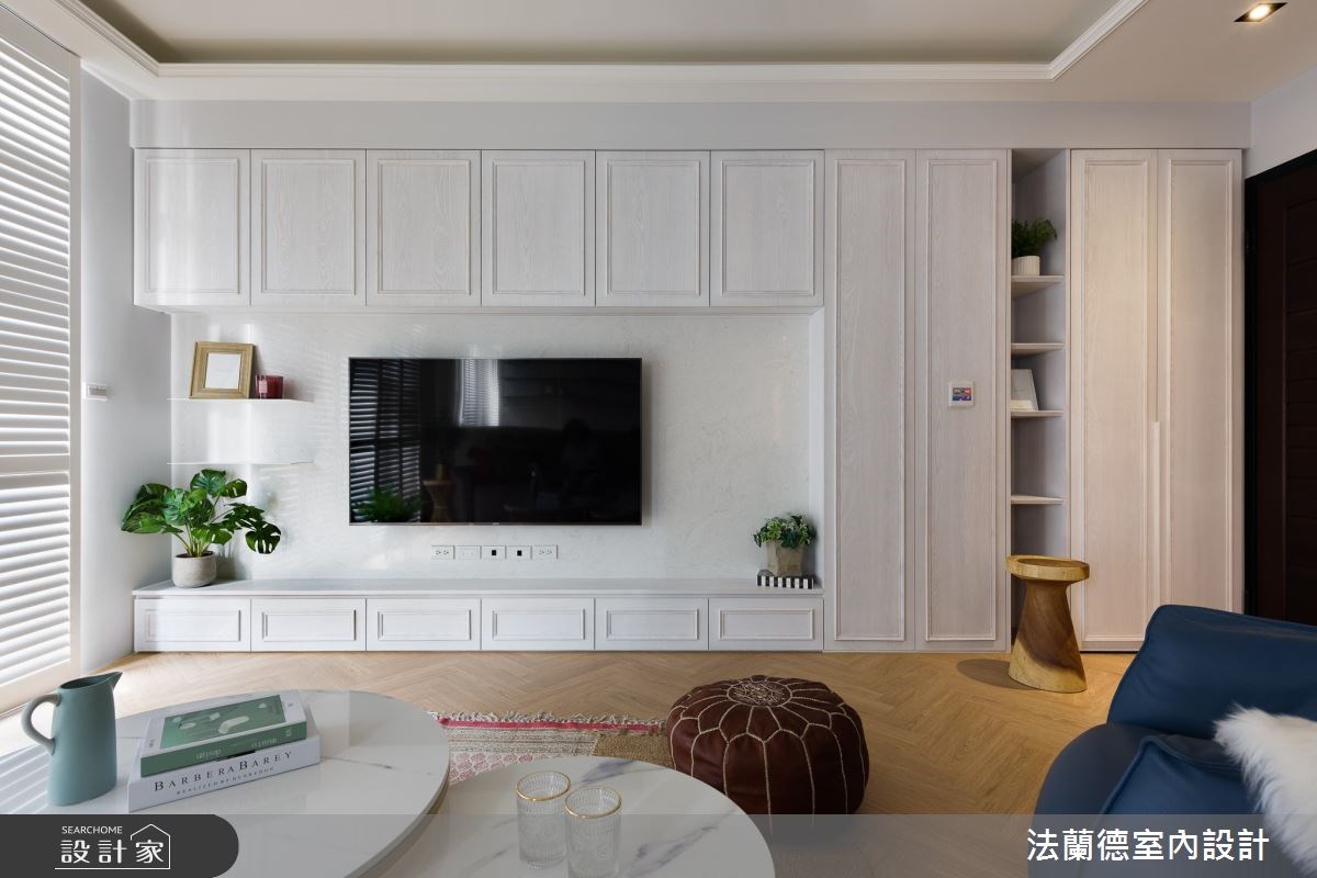 45 坪住宅以時髦的打卡餐廳為發想，運用美式風格中經