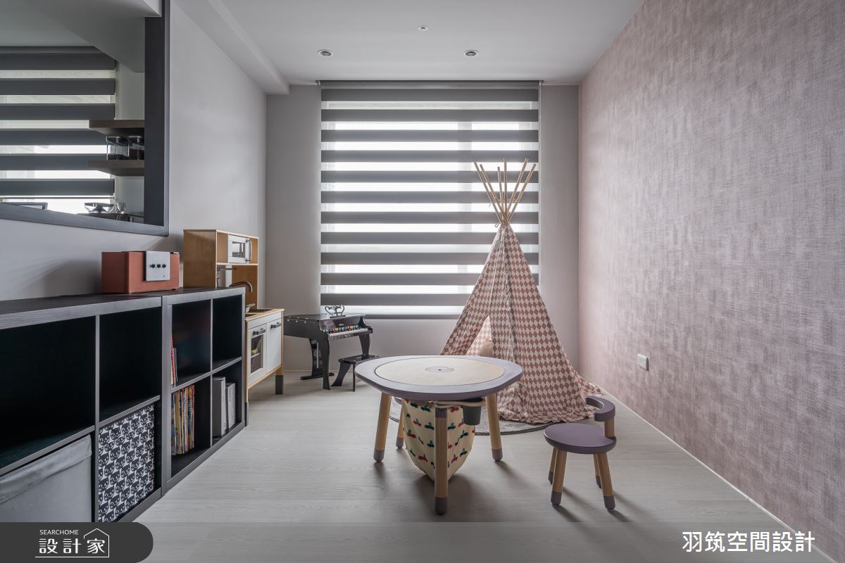 室內35坪的空間,原有動線不佳、收納不足的問題,經設