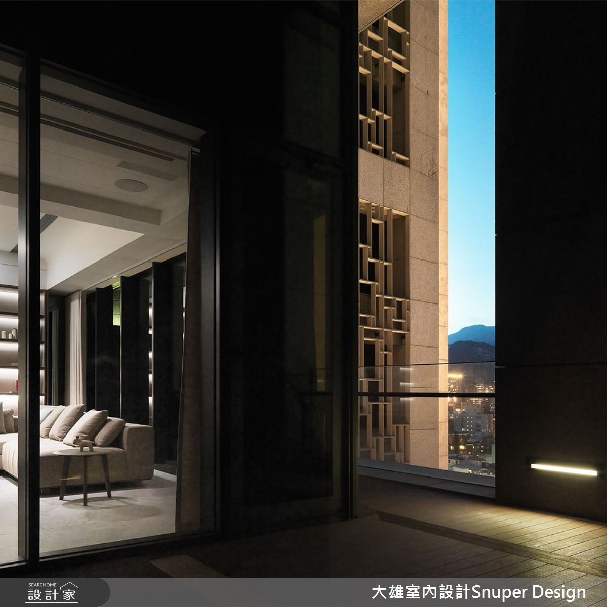 100坪的毛胚屋循著建築特性與優異的樓層高度,探索空