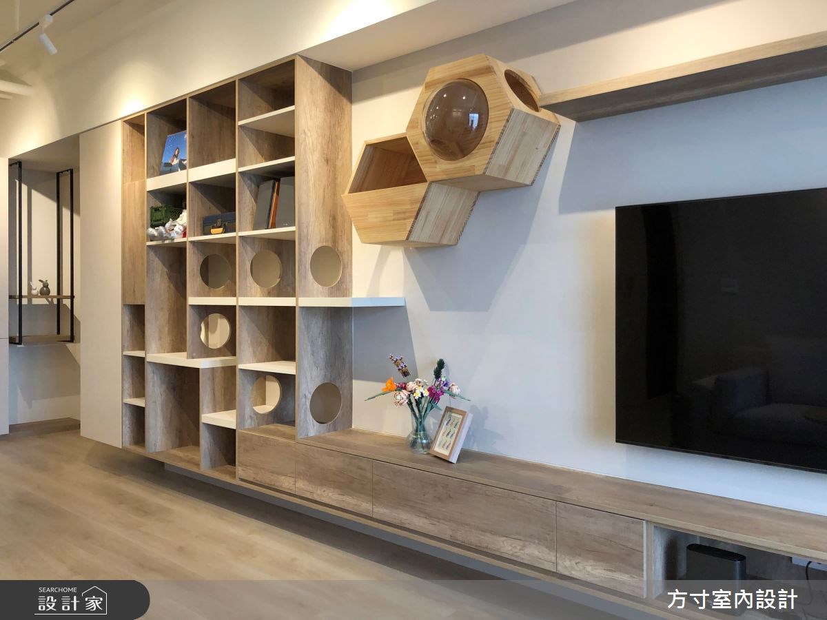 坪數不大就減少不必要的裝飾設計！21.5 坪新成屋在面