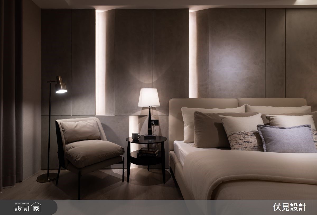 三樓次主臥以尊爵套房概念,交織細膩且富有質感的休憩氛圍。