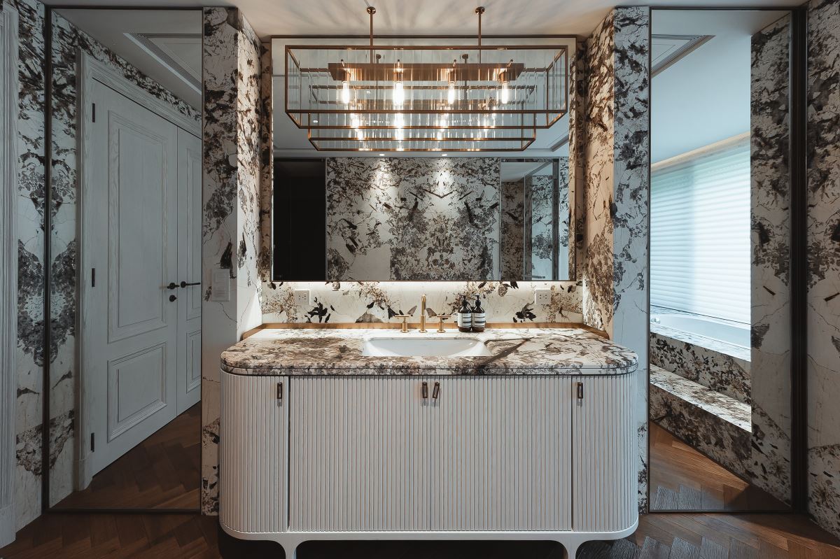 一個家的高貴,取決於材質的運用方式;好的選材,不但