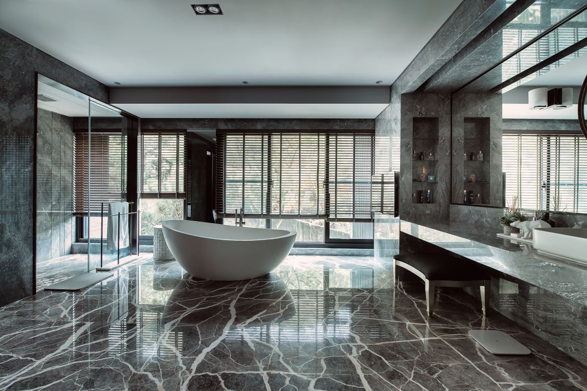 一個家的高貴,取決於材質的運用方式;好的選材,不但