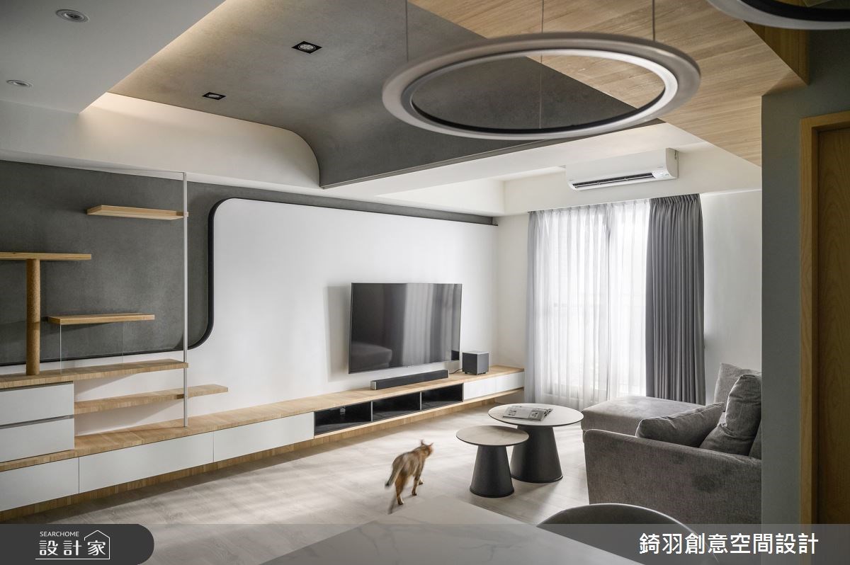 暖灰、清新木質和純白色調，構築了 30 坪北歐宅的溫潤