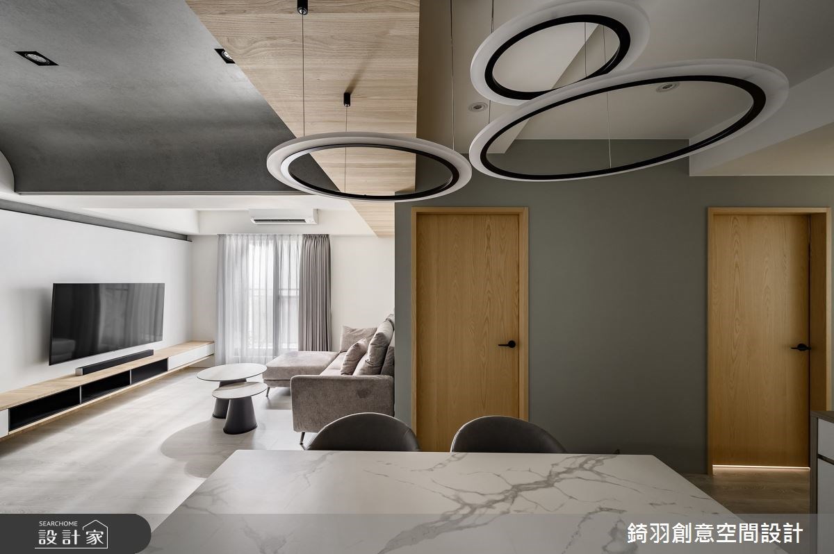 暖灰、清新木質和純白色調，構築了 30 坪北歐宅的溫潤