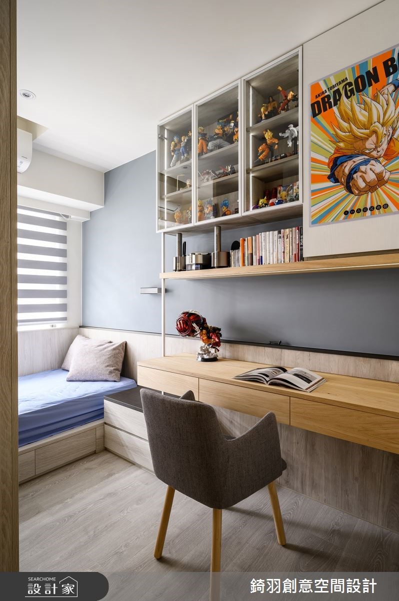 暖灰、清新木質和純白色調，構築了 30 坪北歐宅的溫潤