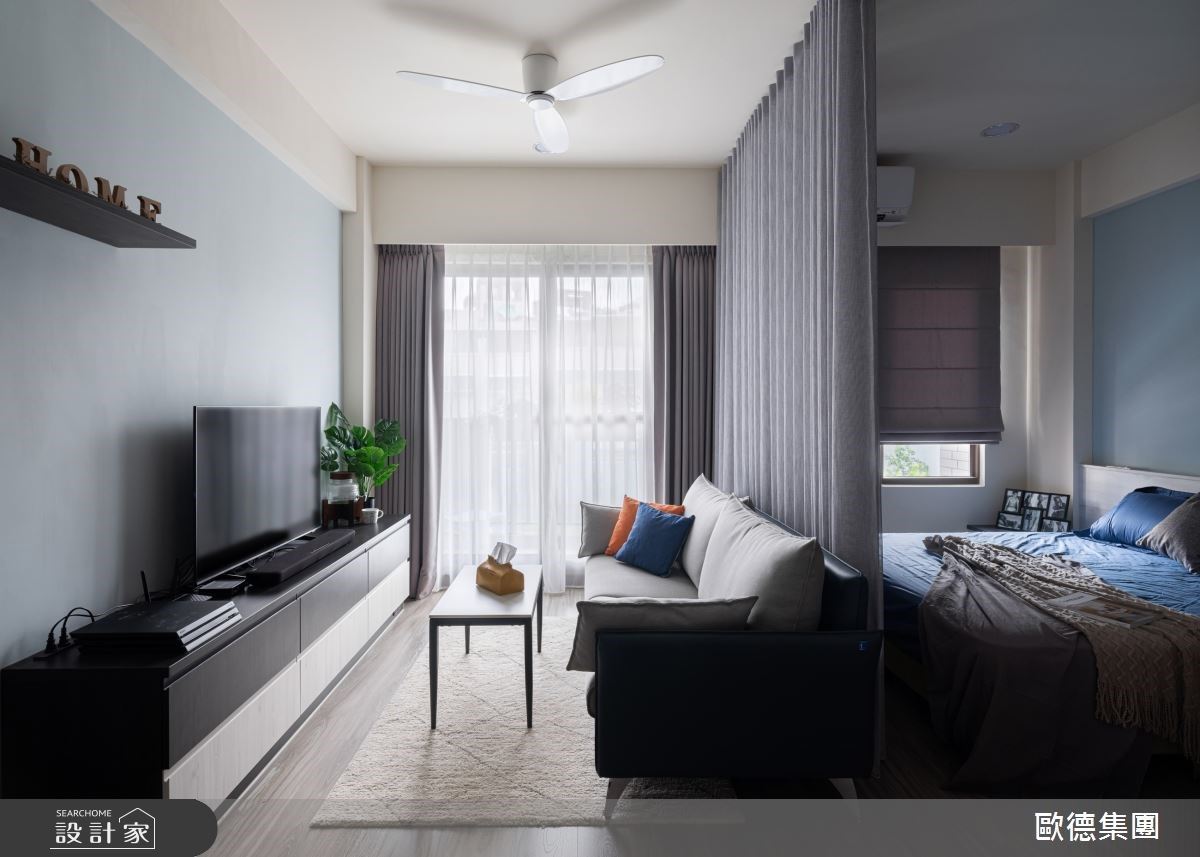 這棟四層樓的透天別墅,是屋主與歐德設計師金瑜新的第