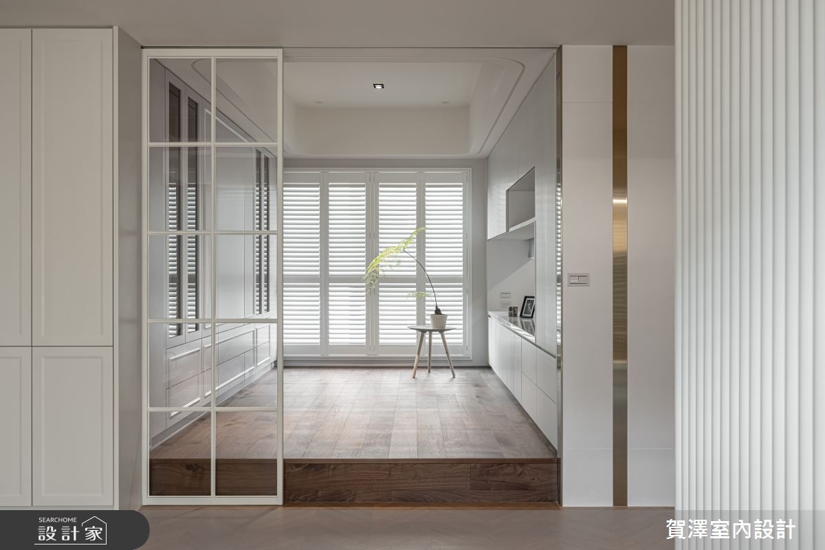 此案為55坪的混搭宅改造翻新，賀澤室內設計 張亦勝設