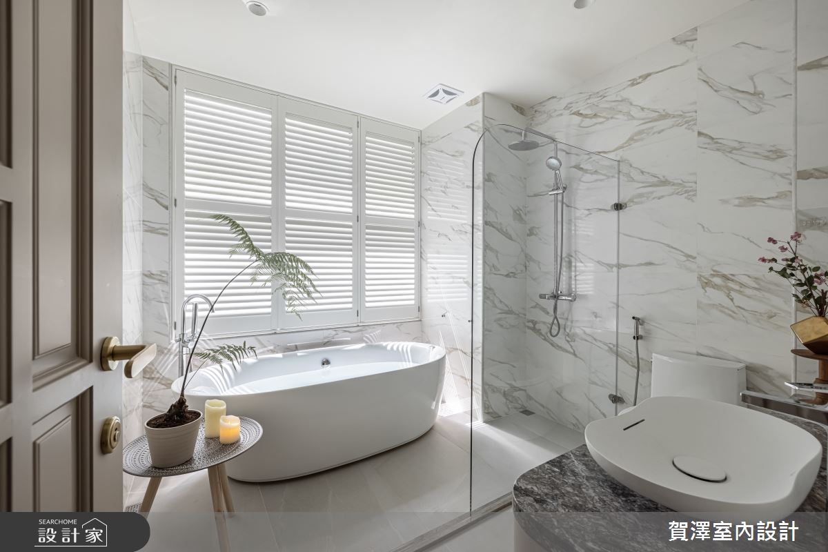 此案為55坪的混搭宅改造翻新，賀澤室內設計 張亦勝設