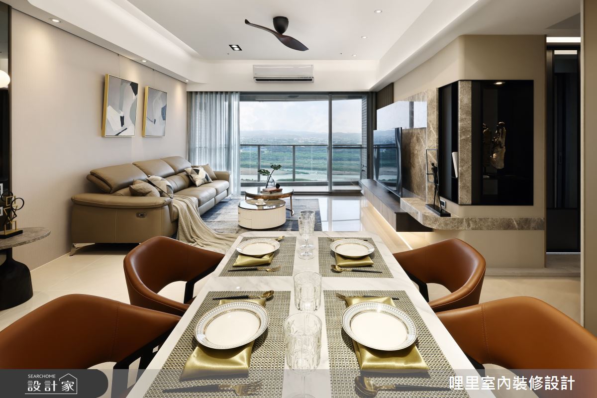 一家三口平時繁忙相聚時間短,決定從獨棟透天厝換成飯