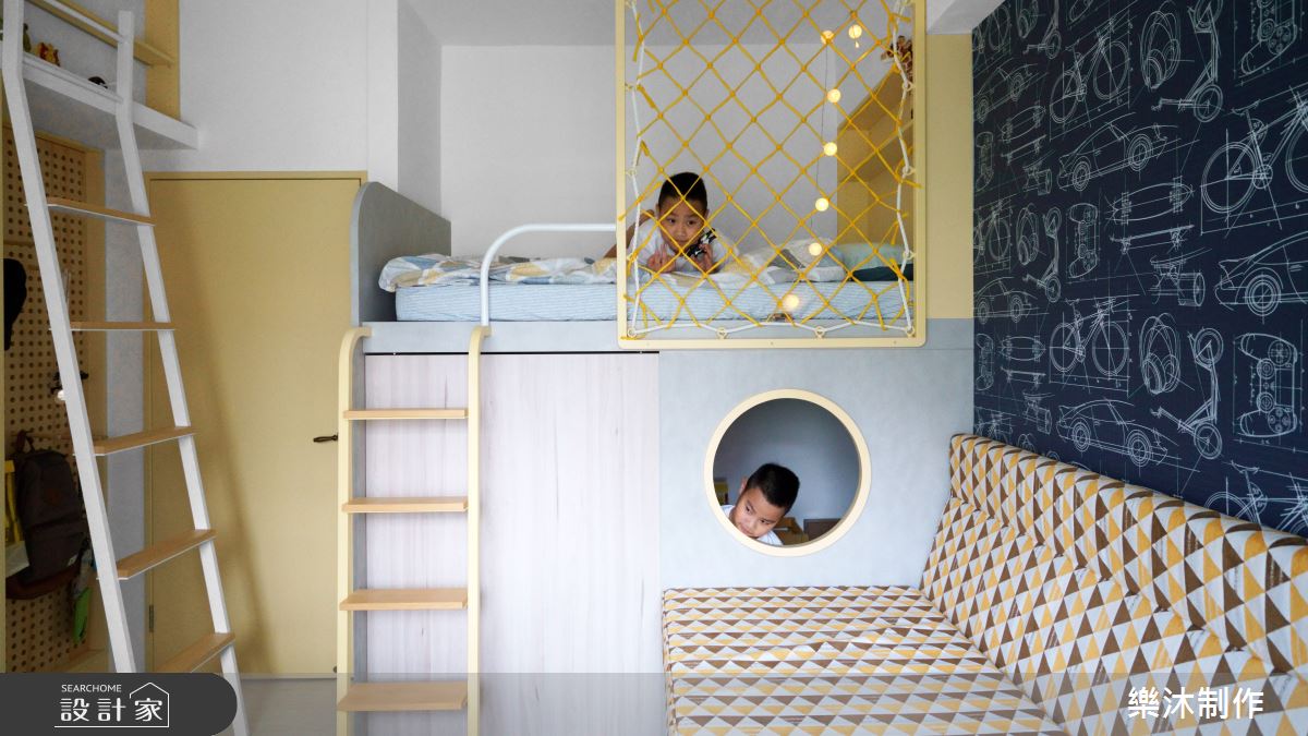 一家三口入住 26 坪老屋，原空間不僅面臨天花低矮的窘