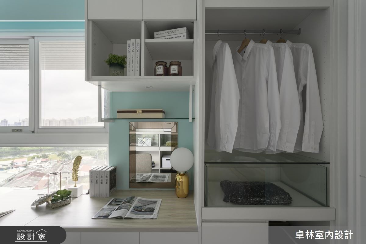 不以風格強烈的設計屋內,設計師巧妙地利用各具風味的