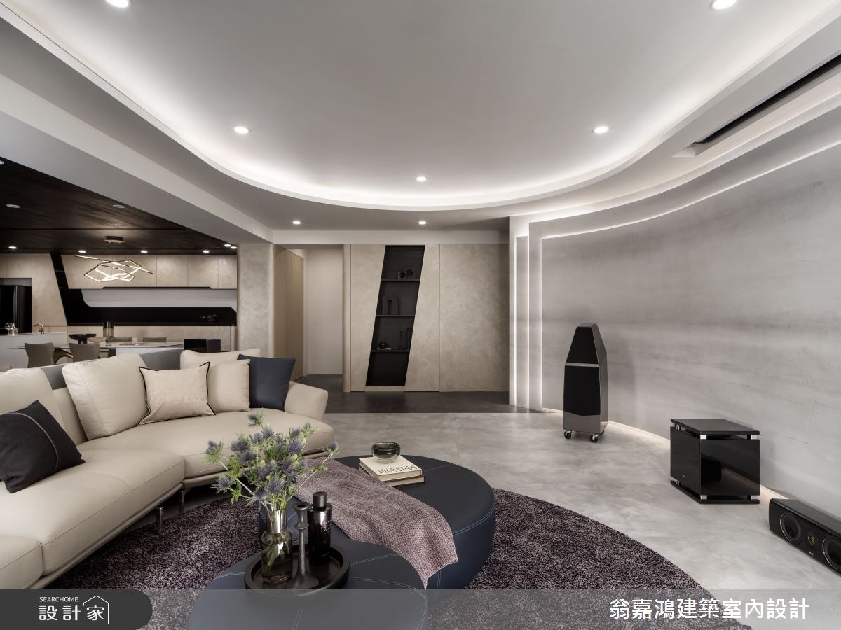 位於都會區的80坪現代風大宅，突破傳統對豪宅的想像，