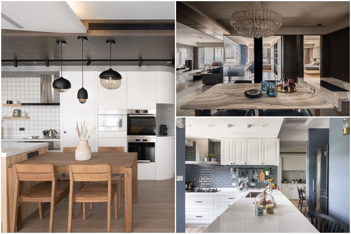 中島吧檯是烹飪愛好者不可或缺的設計亮點，但除此之外