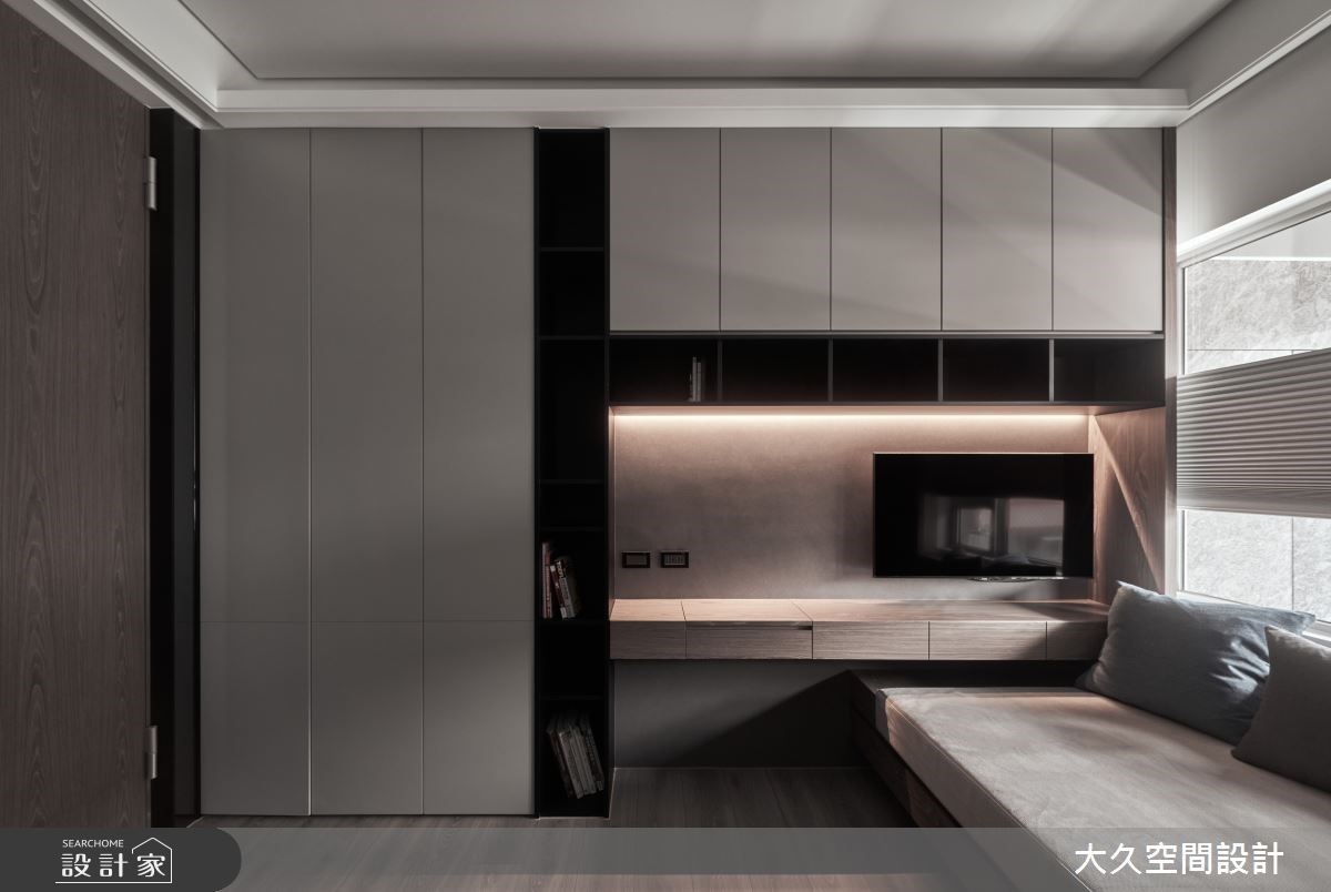近35坪開放的空間裡,以飯店風質感做為室內基調,掌握