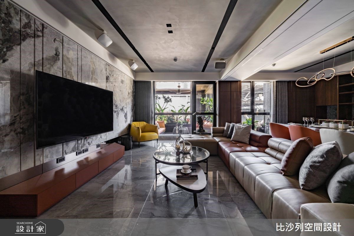 邁入 71 坪毛胚屋,居住成員為一對夫妻,比沙列空間設