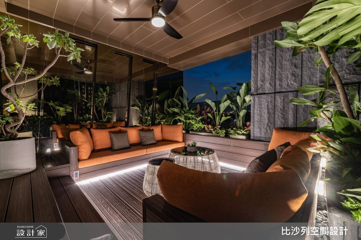 邁入 71 坪毛胚屋,居住成員為一對夫妻,比沙列空間設