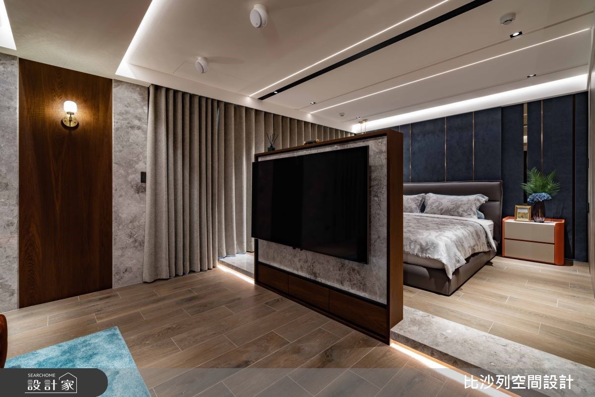 邁入 71 坪毛胚屋,居住成員為一對夫妻,比沙列空間設