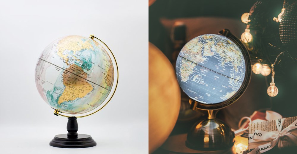 不只是教具，地球儀更是最美的家居裝飾品。
