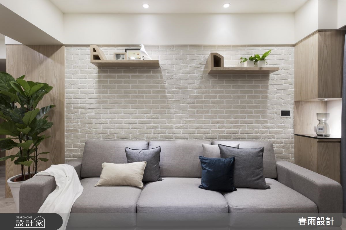 清淺淡雅的中性色調，最能建立無壓放鬆的視覺感受。23