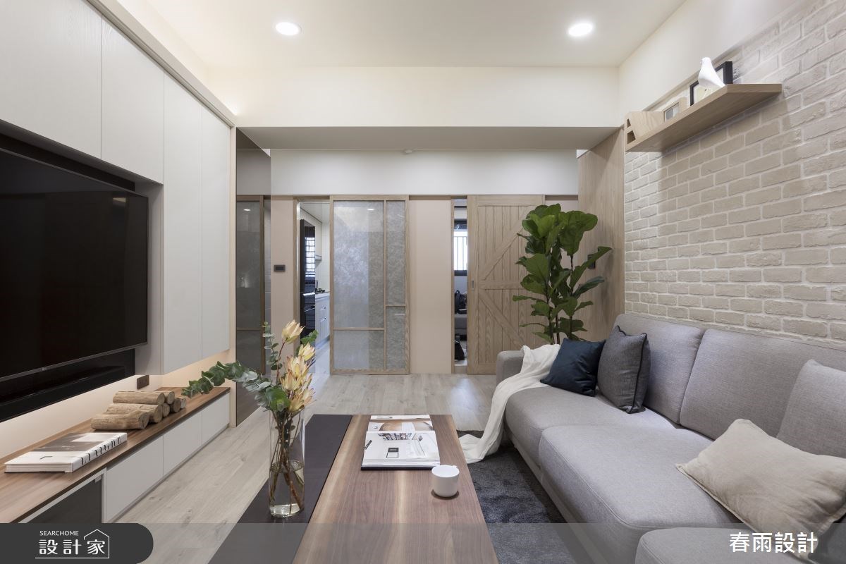 清淺淡雅的中性色調，最能建立無壓放鬆的視覺感受。23