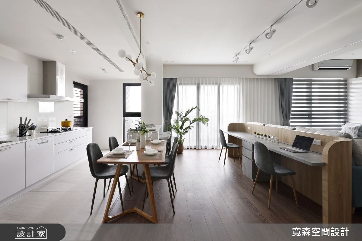 走入SOHO族夫妻的，自由、放鬆、自在是最先迎面而來的