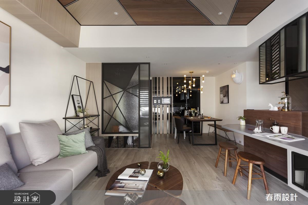 一家四口入住30坪休閒宅，春雨設計 周建志設計師在空