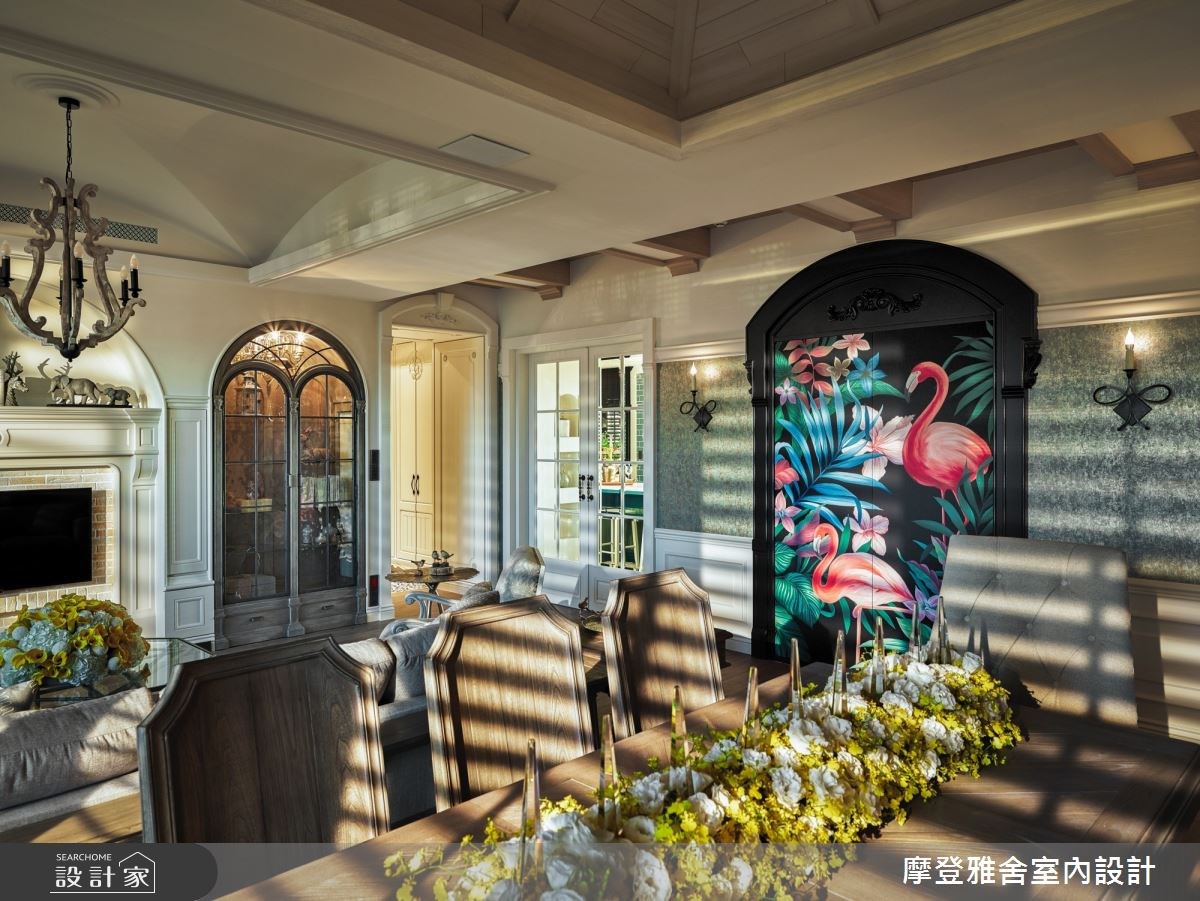 崇尚異國情調的屋主夫妻,此次邀請擅長鄉村風格的摩登