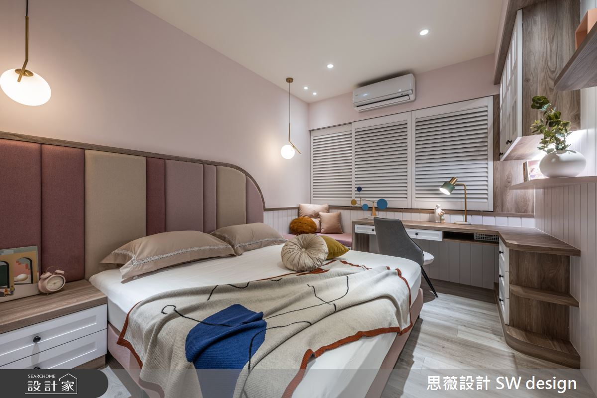 79坪的新成屋，原屋況有梁柱明顯、動線不順的問題，設