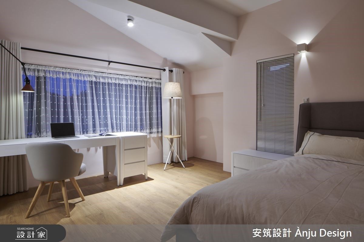 150坪的中古屋透天宅大改造，將原有不規則格局微調，