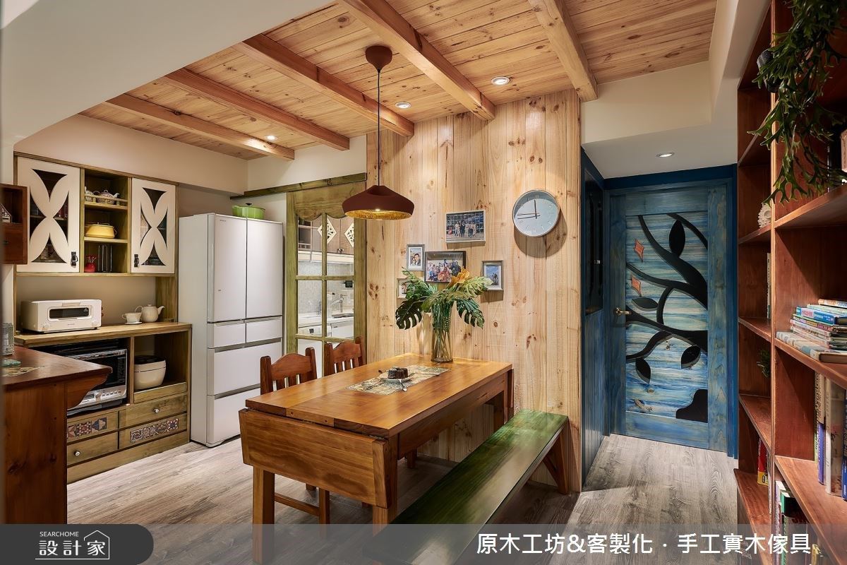原木手工家具，能為居家空間帶來自然感的氣息，並且具