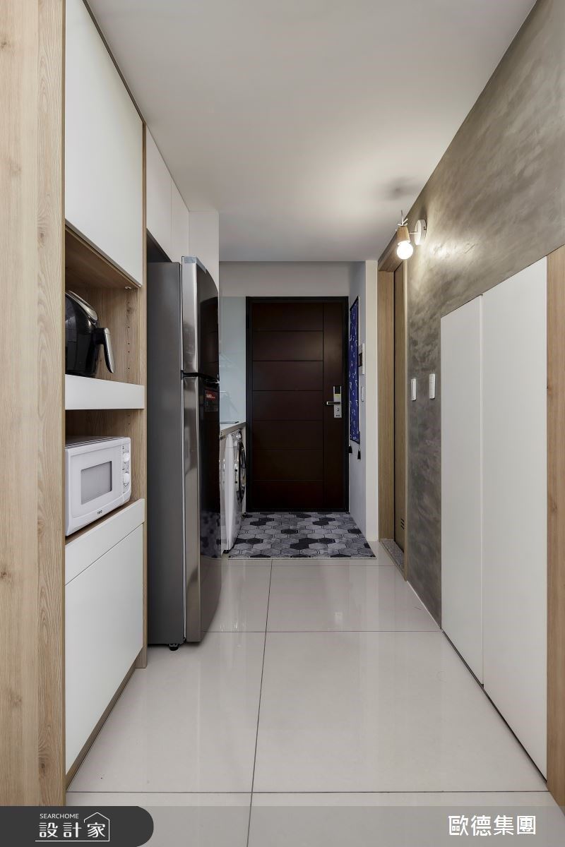 屋主在喜獲第二個孩子時,為了給家人溫馨舒適的居家環