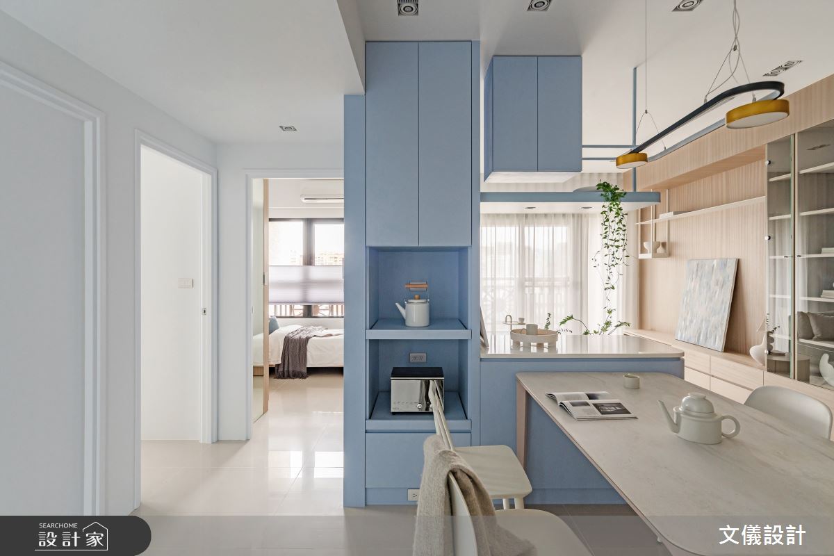 市中心精華區的25坪現代風新成屋擁有3房2廳,屋主想要