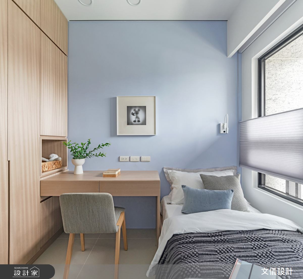 市中心精華區的25坪現代風新成屋擁有3房2廳,屋主想要