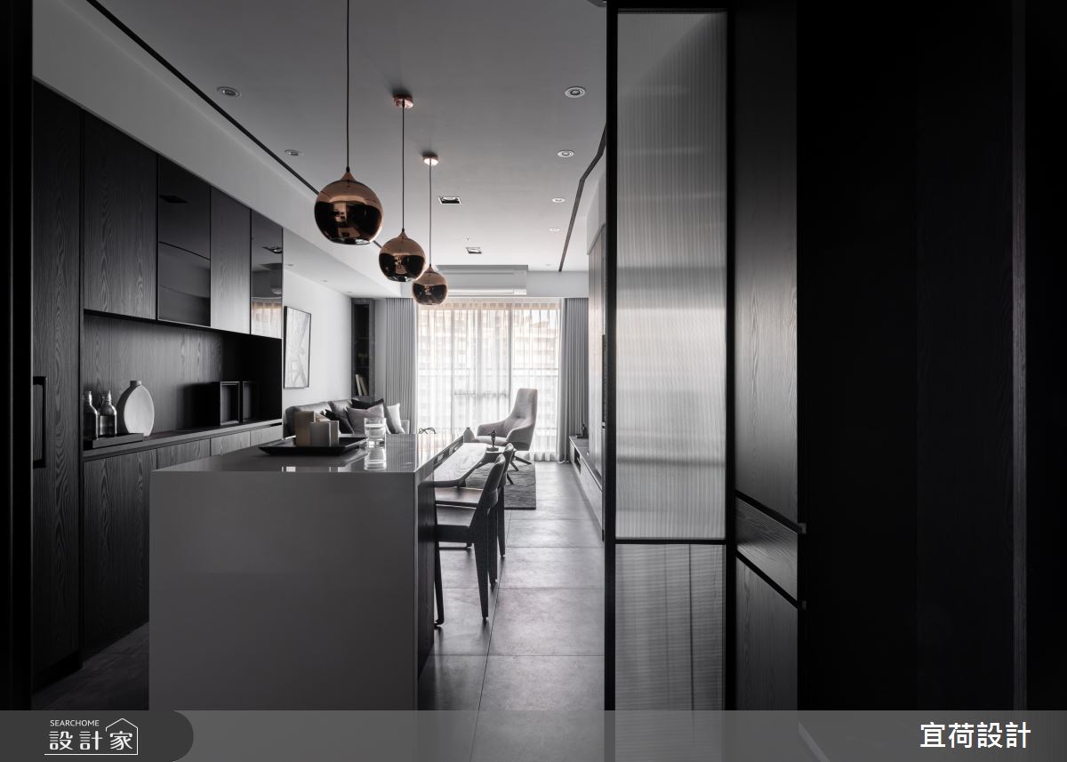 此案為50坪現代宅,宜荷設計 宋志鍾設計師於預售屋客