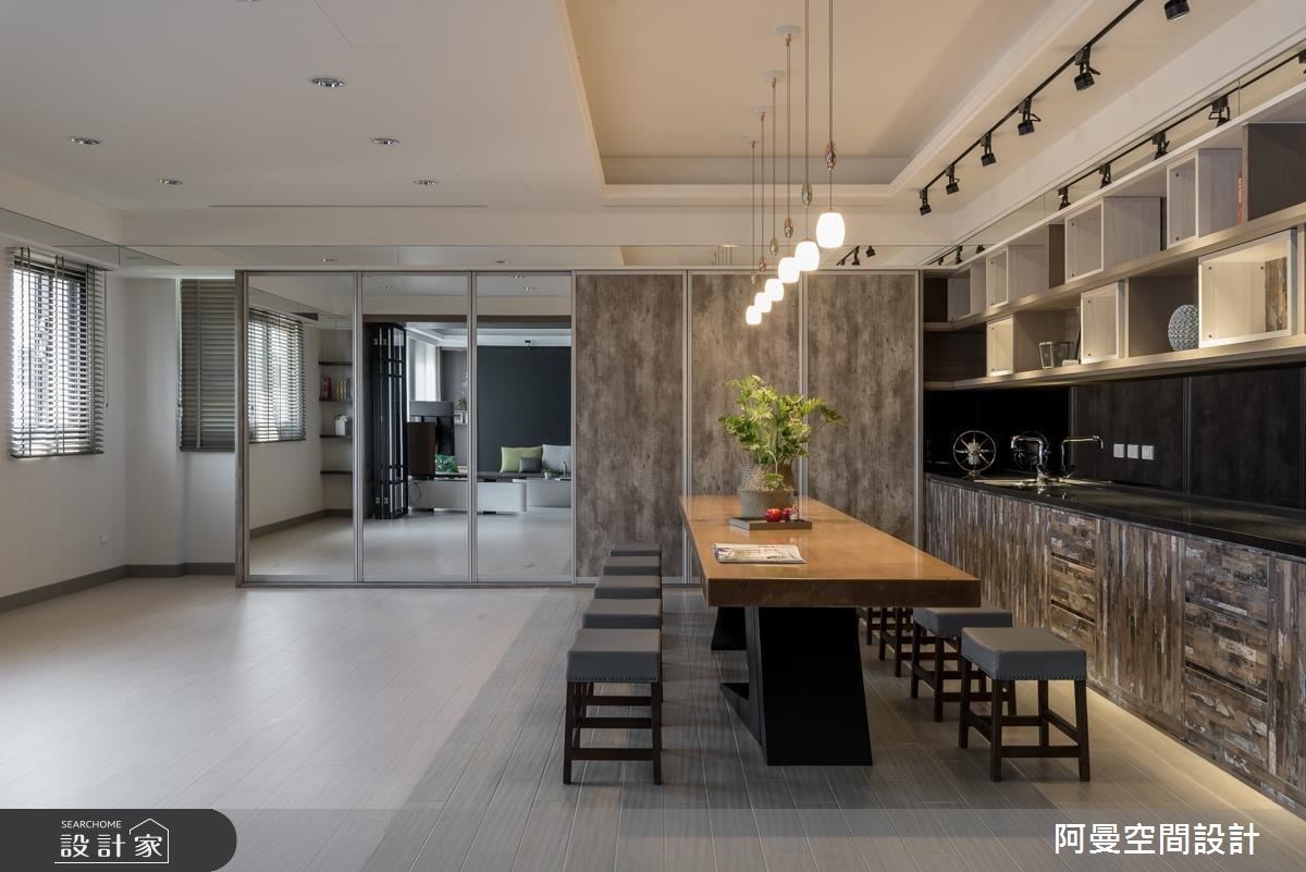 面對生活，我們常被制式的想法侷限住了，但這間百坪輕