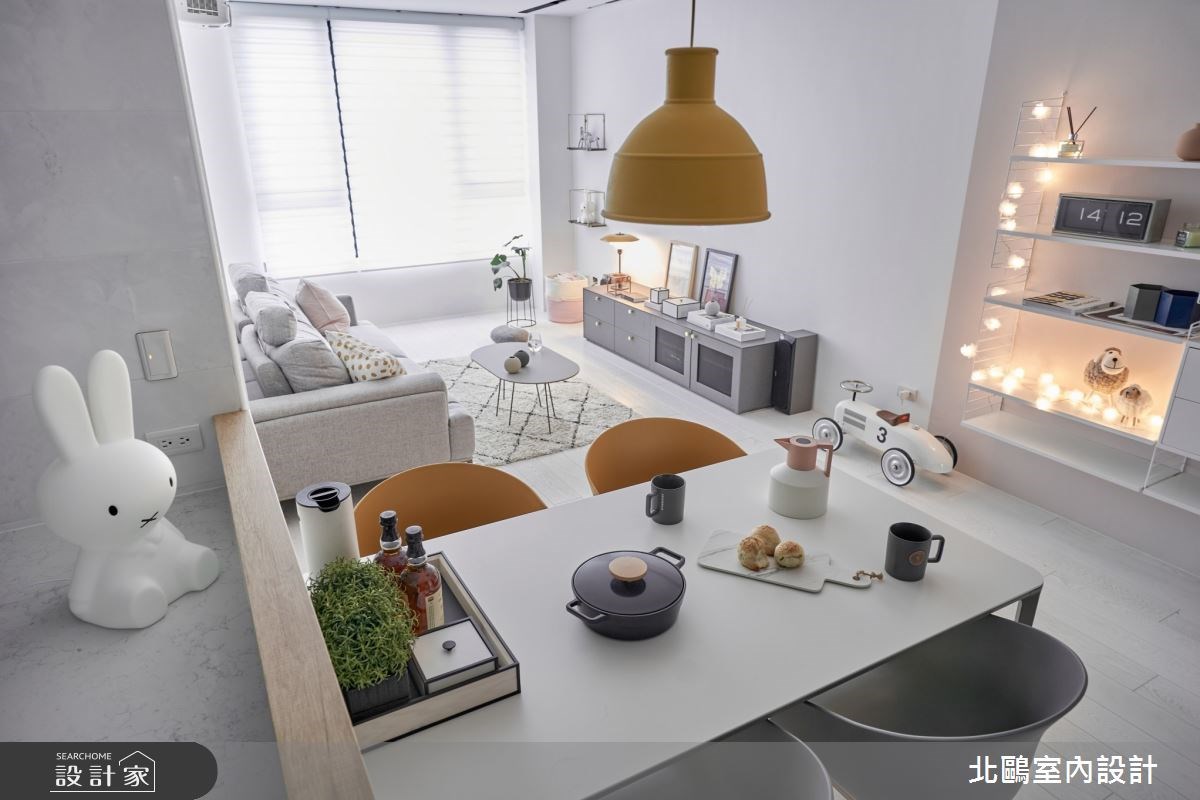 北歐風格裝潢案例-簡約白色03
