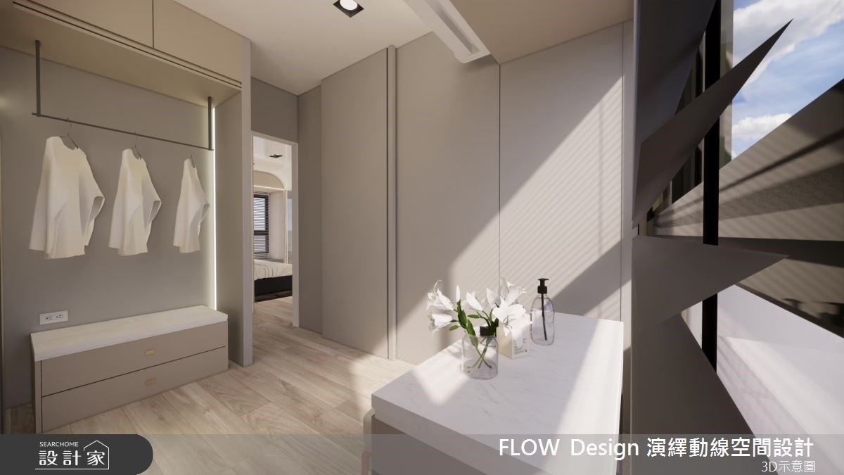 40坪的中古老宅褪去歲月的痕跡化身為現代風奶茶系住宅