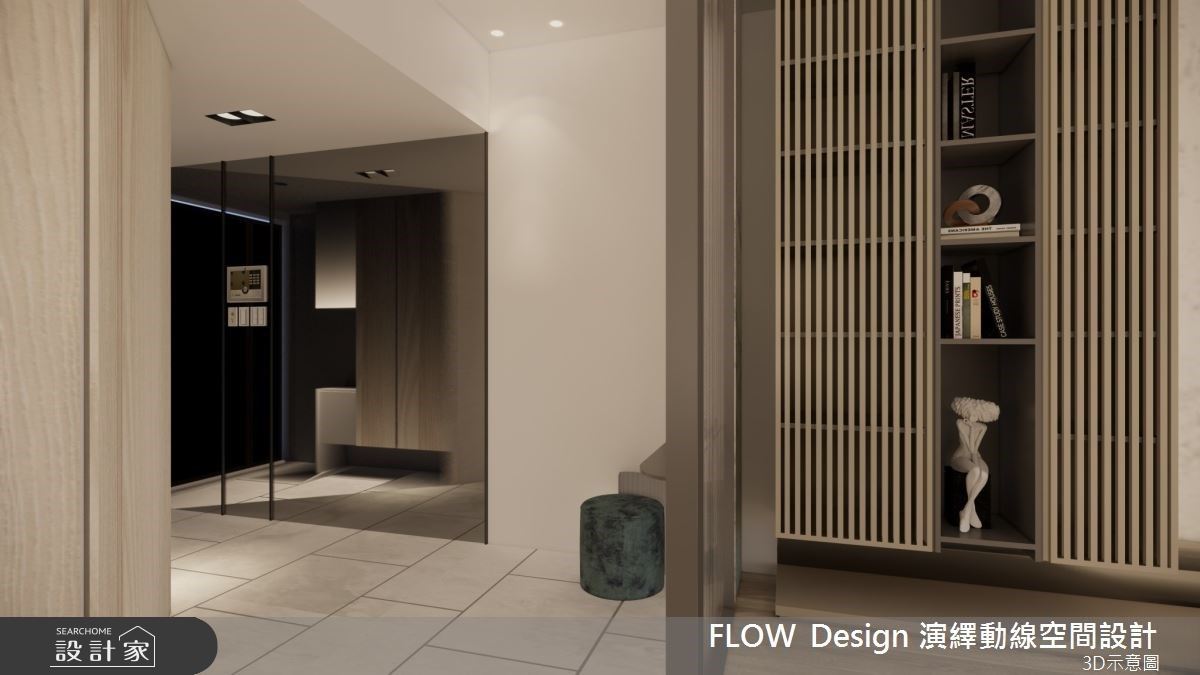 40坪的中古老宅褪去歲月的痕跡化身為現代風奶茶系住宅